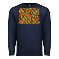 Navy mardi gras crawfish background Premium Sweatshirt - BarkalooDesign