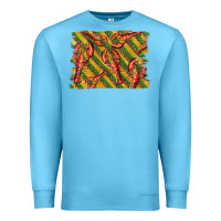 Ocean Blue mardi gras crawfish background Premium Sweatshirt - BarkalooDesign
