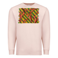 Pale Pink mardi gras crawfish background Premium Sweatshirt - BarkalooDesign