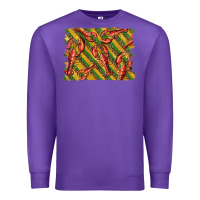Purple mardi gras crawfish background Premium Sweatshirt - BarkalooDesign