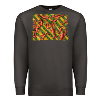 Smoke mardi gras crawfish background Premium Sweatshirt - BarkalooDesign