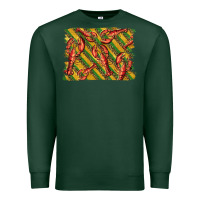 Sports Green mardi gras crawfish background Premium Sweatshirt - BarkalooDesign