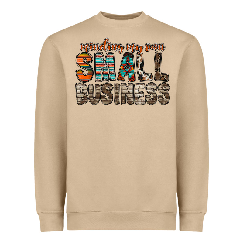 Minding My Own Small Business Heavyweight Sweatshirt by RacoonDesign | Teevron