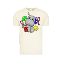 Vintage Arctic autism hippopotamus Vintage Tee - CowGirlArtShop