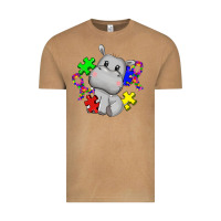 Vintage Camel autism hippopotamus Vintage Tee - CowGirlArtShop