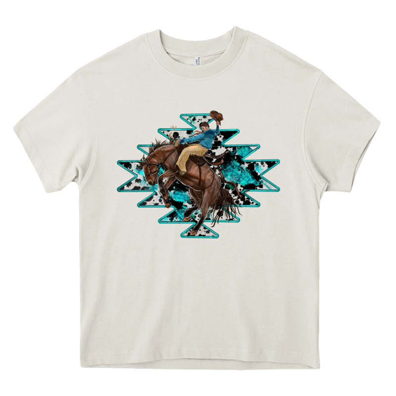 Western Cowboy Heavy Core Tee by RanaPortraitStore | Teevron