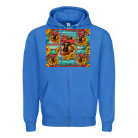 True Royal german shepherd with sunflowers Zipper Hoodie - Artiststas