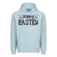 Blue Mist Happy Easter Premium Hoodie - CowhideDigitalArt