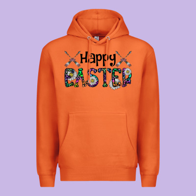 Happy Easter Premium Hoodie Designed By Cowhidedigitalart