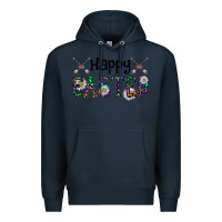 Navy Happy Easter Premium Hoodie - CowhideDigitalArt