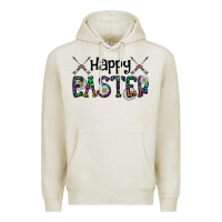 Oatmeal Heather Happy Easter Premium Hoodie - CowhideDigitalArt