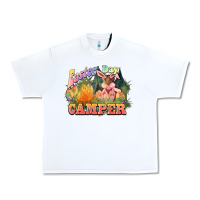 White Easter Day Camper Urban Heavy Tee - HowdyJamesFarm