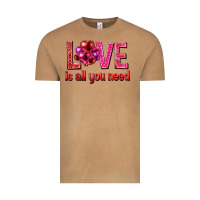 Vintage Camel Love is all you need Valentine's Day Vintage Tee - HowdyJamesFarm