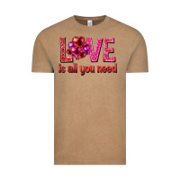 Love Is All You Need Valentine's Day Vintage Tee | Teevron