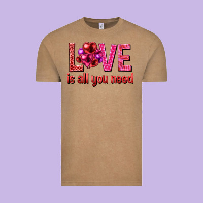Love Is All You Need Valentine's Day Vintage Tee Designed By Howdyjamesfarm