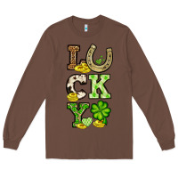 Chestnut St. Patrick's Western lucky Long Sleeve Tee - OliviaCreatesArt