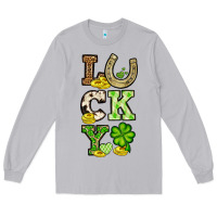 Moon Dust St. Patrick's Western lucky Long Sleeve Tee - OliviaCreatesArt