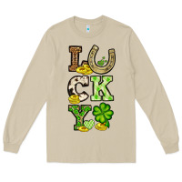 Mushroom St. Patrick's Western lucky Long Sleeve Tee - OliviaCreatesArt