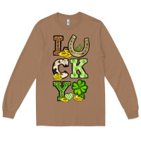 Toasted Coconut St. Patrick's Western lucky Long Sleeve Tee - OliviaCreatesArt