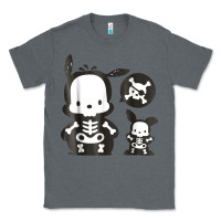 Charcoal Heather pochacco skeleton halloween shirt Classic Tee - longCreatives