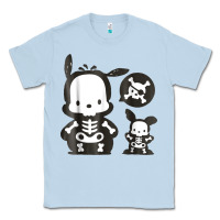 Dusty Blue pochacco skeleton halloween shirt Classic Tee - longCreatives