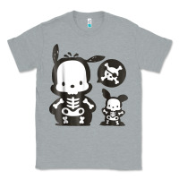 Heather Grey pochacco skeleton halloween shirt Classic Tee - longCreatives
