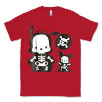 Red pochacco skeleton halloween shirt Classic Tee - longCreatives