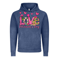 Vintage Denim love valentine's day olivia Vintage Hoodie - OliviaCreatesArt