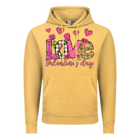Vintage Mustard love valentine's day olivia Vintage Hoodie - OliviaCreatesArt
