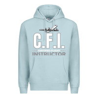 Blue Mist CFI CFI Certified Flight Pilot Gift CFI Flying Instructor Premium Hoodie - longCreatives