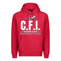 Cardinal CFI CFI Certified Flight Pilot Gift CFI Flying Instructor Premium Hoodie - longCreatives