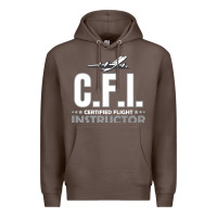 Coffee CFI CFI Certified Flight Pilot Gift CFI Flying Instructor Premium Hoodie - longCreatives