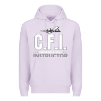 Lilac CFI CFI Certified Flight Pilot Gift CFI Flying Instructor Premium Hoodie - longCreatives