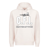 Pale Pink CFI CFI Certified Flight Pilot Gift CFI Flying Instructor Premium Hoodie - longCreatives