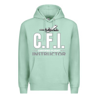 Seafoam CFI CFI Certified Flight Pilot Gift CFI Flying Instructor Premium Hoodie - longCreatives