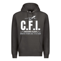 Smoke CFI CFI Certified Flight Pilot Gift CFI Flying Instructor Premium Hoodie - longCreatives