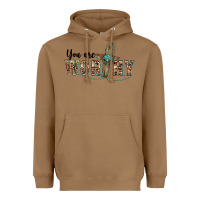 Toasted Coconut you are worthy cross Heavyweight Hoodie - BarkalooDesign