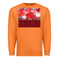 Carrot valentine's day red hearts red leopard Premium Sweatshirt - BarkalooDesign