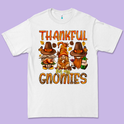 Thankful For My Gnomies Premium Tee Designed By Nancycooperartshop