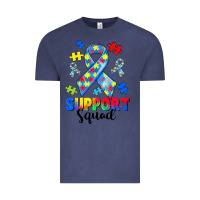 Vintage Denim support squad autism Vintage Tee - CowGirlArtShop