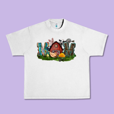 Barn Mom Mother's Day Urban Heavy Tee Designed By Cowgirlartshop