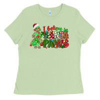 Matcha i believe in santa paws Ladies Tee - texasbilliewilder
