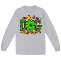 Moon Dust One lucky dog mom St. Patrick's Long Sleeve Tee - OliviaCreatesArt