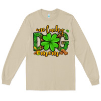 Mushroom One lucky dog mom St. Patrick's Long Sleeve Tee - OliviaCreatesArt