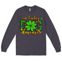 Smoke One lucky dog mom St. Patrick's Long Sleeve Tee - OliviaCreatesArt
