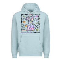 Blue Mist Happy Easter Premium Hoodie - CowhideDigitalArt