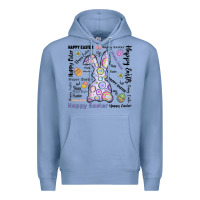 Colony Blue Happy Easter Premium Hoodie - CowhideDigitalArt