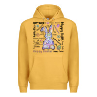 Mustard Happy Easter Premium Hoodie - CowhideDigitalArt