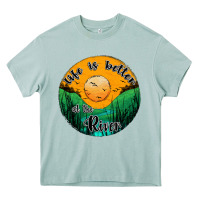 Arona life is better at the river Heavy Core Tee - JahusDesignShop