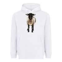 White suffolk ewe front Heavyweight Hoodie - BarkalooDesign